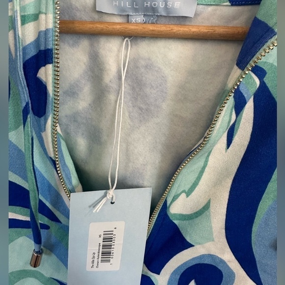 Hill House the Allie Zip up Jacket Ocean Kaleidoscope - Picture 6 of 8